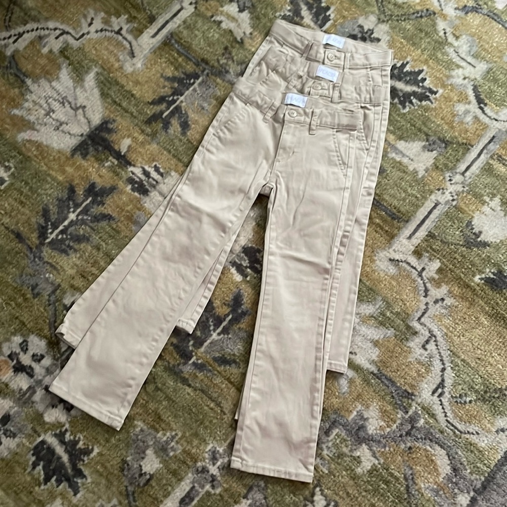 1 NWOT + 3 pack EOC Children’s Place school uniform pants.